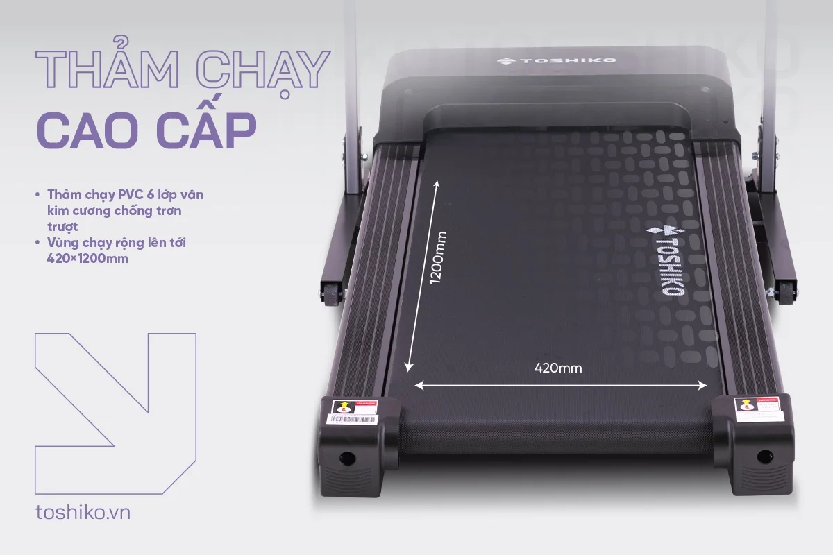 Máy chạy bộ đa năng Toshiko Ultra Storm